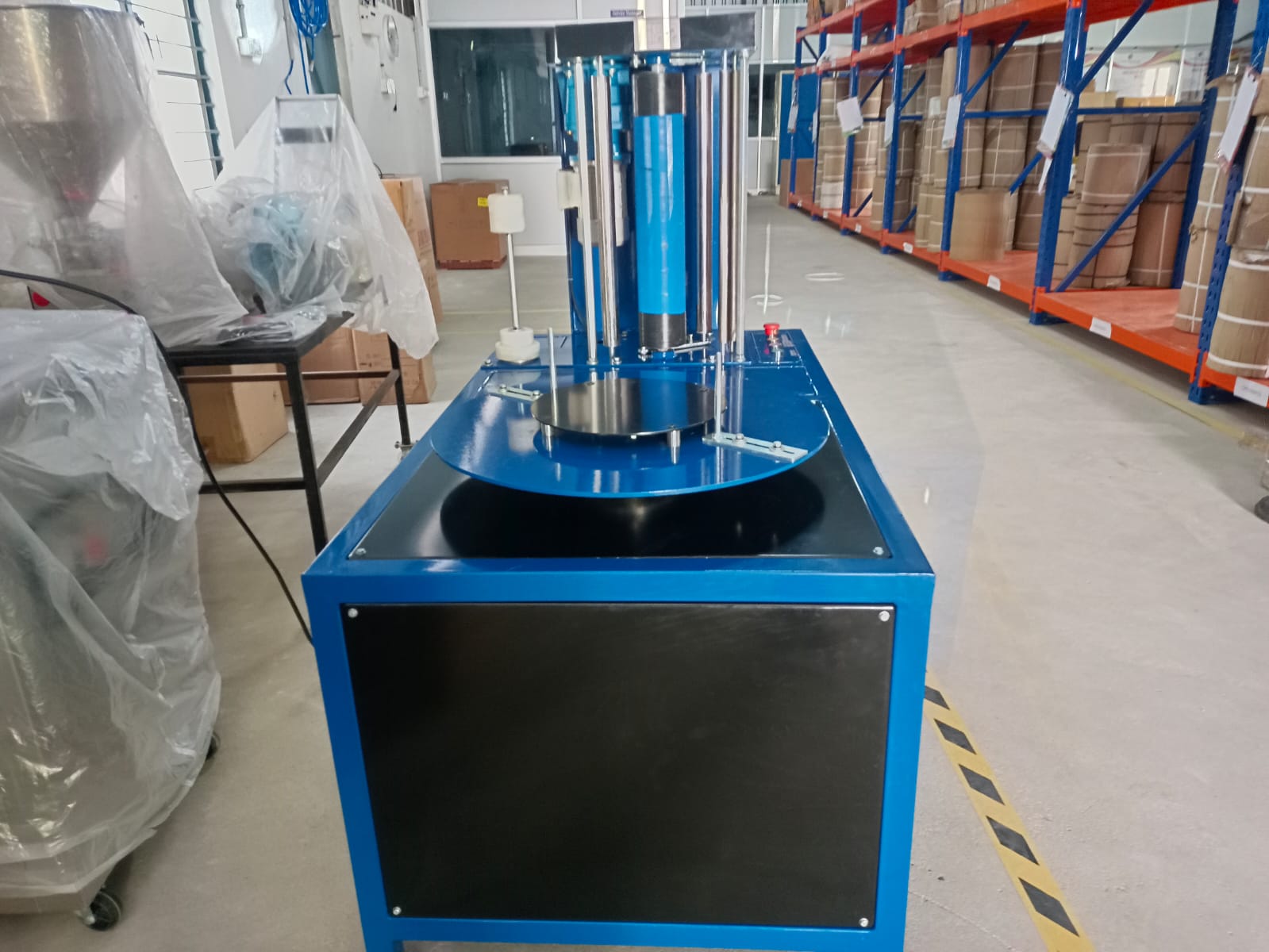 Box Stretch Wrapping Machine Rotation Box Stretch Wrapping Machine In Coimbatore, Tamilnadu