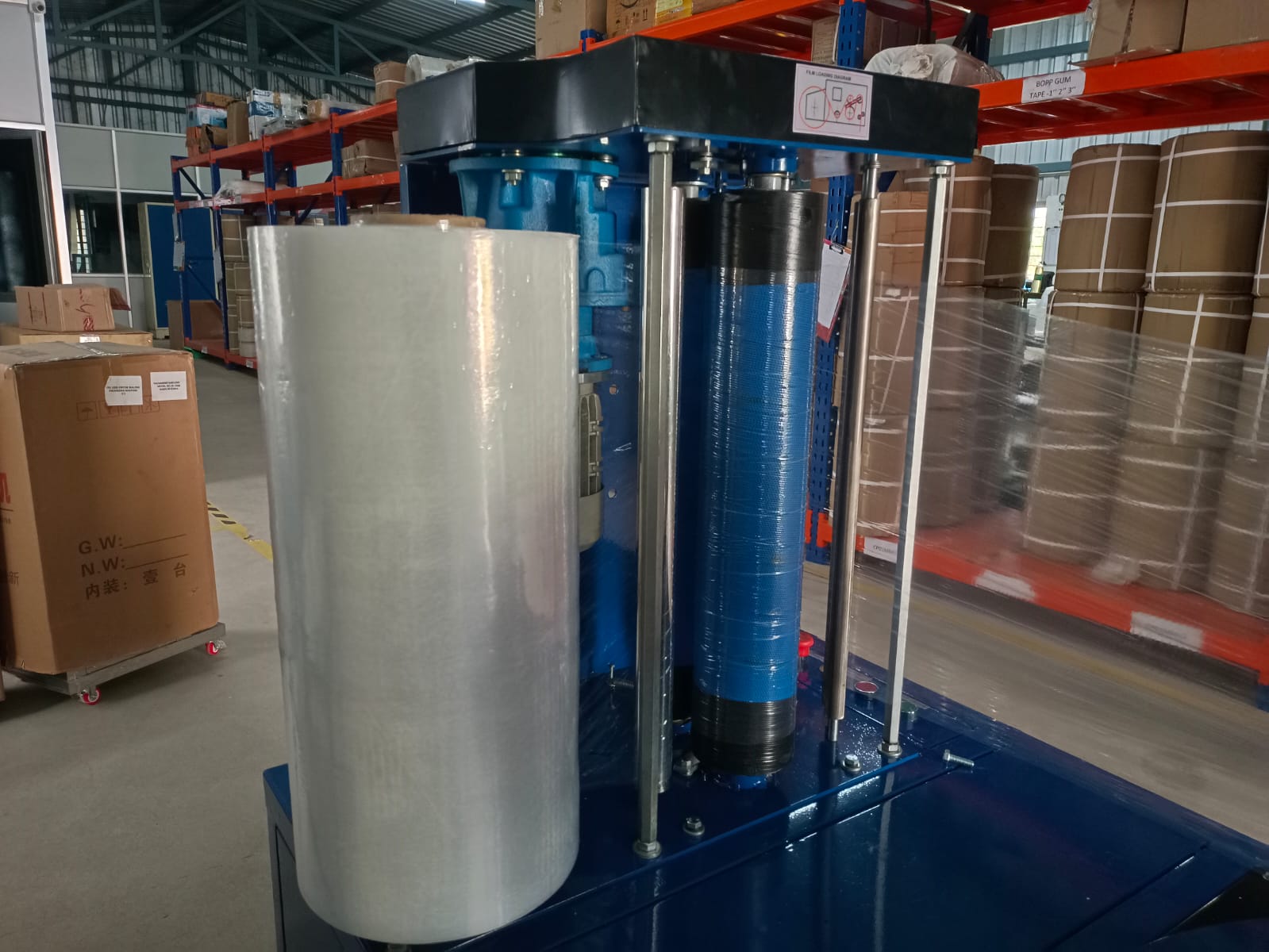 Box Stretch Wrapping Machine In Coimbatore, Tamilnadu