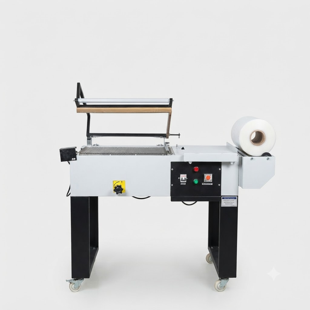 manual l sealer machine front view