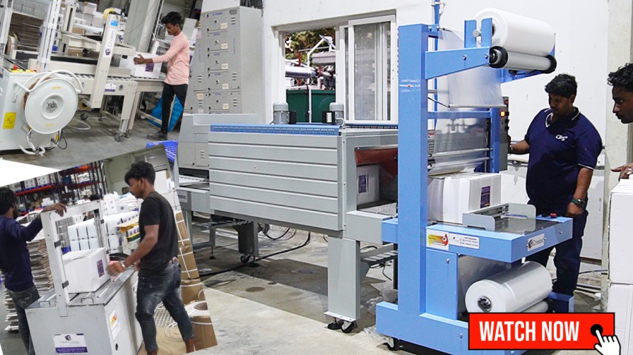 Complete Box Packing Automation Line Machines