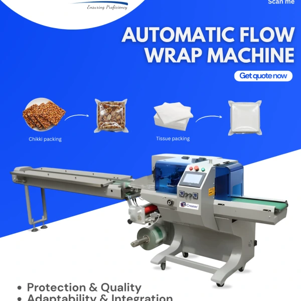 Automatic Flow Wrapping Machines Manufacturers in India—Why Createc Packing Solutions Leads the Market