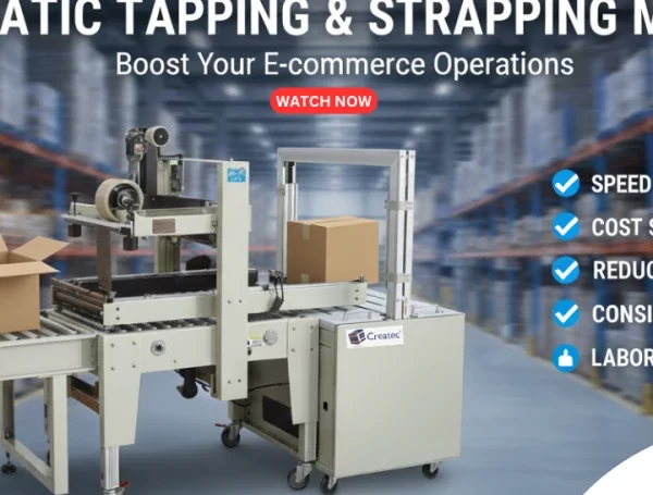 How Does an Automatic Tapping & Strapping Machine Work?