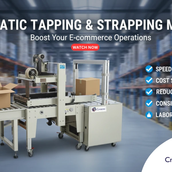 How Does an Automatic Tapping & Strapping Machine Work?