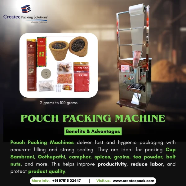 1️⃣ What is a Cup Sambrani Pouch Packing Machine?
