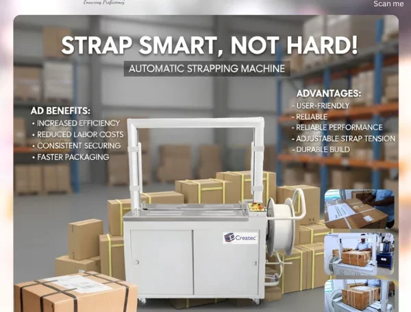 Automatic Strapping Machine – Fast, Reliable & Efficient Packing Solution