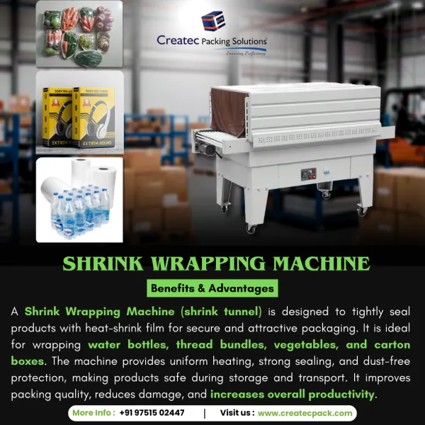 Shrink Wrapping Machine (Shrink Tunnel)