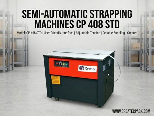Semi-Automatic Strapping Machine CP 408 STD – The Ideal Packaging Solution for Industries